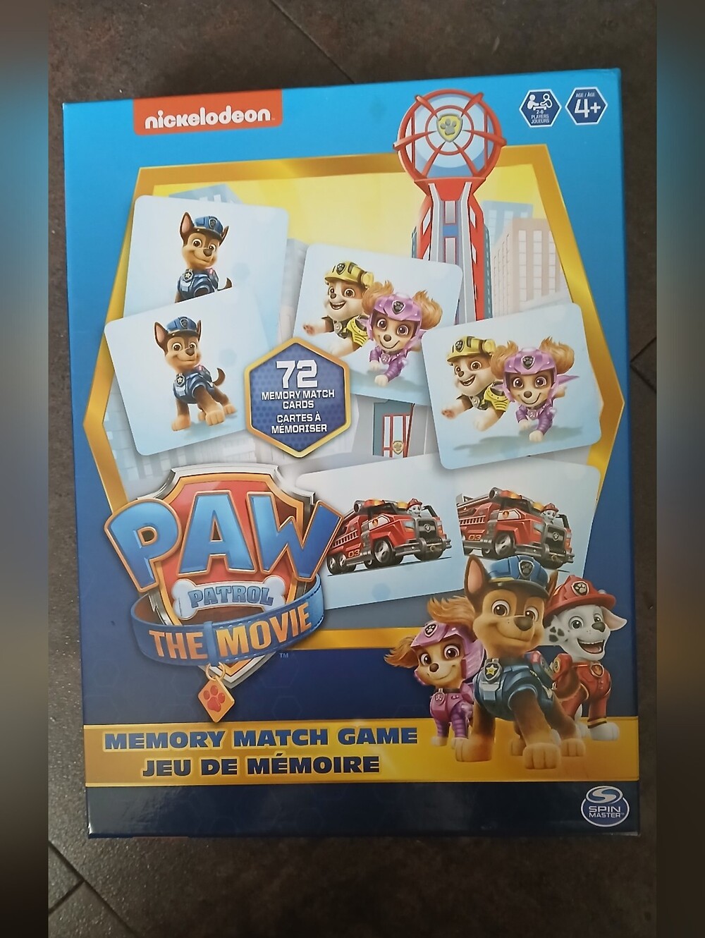 PAW Patrol The Movie Memory Match Game - Blue (Nickelodeon)